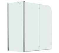 vidaXL Bi-Folding Shower Enclosure ESG 120x68x130 cm