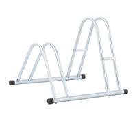 vidaXL Bicycle Stand for 2 Bikes Floor Freestanding Indoor Galvanised Steel