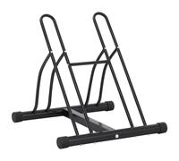 vidaXL Bicycle Stand for 2 Bikes Floor Freestanding Steel