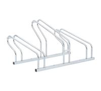 vidaXL Bicycle Stand for 3 Bikes Floor Freestanding Galvanised Steel