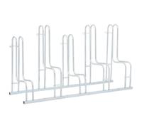 vidaXL Bicycle Stand for 5 Bikes Floor Freestanding Galvanised Steel Indoor