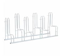 vidaXL Bicycle Stand for 6 Bikes Floor Freestanding Galvanised Steel