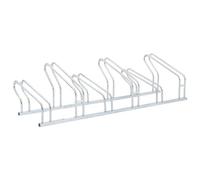 vidaXL Bicycle Stand for 6 Bikes, Floor Freestanding Bike Stand for Indoor Garage Warehouse, Bike Floor Stand, Bike Holder, Galvanised Steel