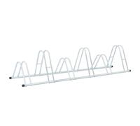 vidaXL Bike Rack Bike Stand Floor for 2 Bikes Bicycle Storage Galvanised Steel
