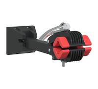 vidaXL Bike Repair Stand Wall Mounted Foldable Bike Workstand Red&Black Steel