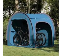 vidaXL Bike Storage Tent with Roof Blue 218 x 156 x 180 cm