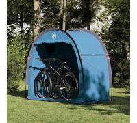 vidaXL Bike Storage Tent with Roof with Storage Blue 210 x 90 x 174 cm