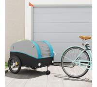 Bike Cargo Trailer Bike Cart Bicycle Cargo Trailer Bike Wagon Iron vidaXL
