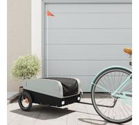 Bike Cargo Trailer Bike Cart Bicycle Cargo Trailer Bike Wagon Iron vidaXL