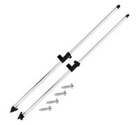 vidaXL Bimini Top Support Poles 2 pcs Aluminium