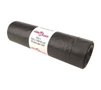 vidaXL Bin Bags 150 pcs, Trash Can Bin Liners for Bathroom kitchen Office, Rubbish Bag with Drawstrings, Trash Bag for Wheelie Bin, Black 240 L