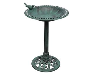 vidaXL Bird Bath with Decorative Bird