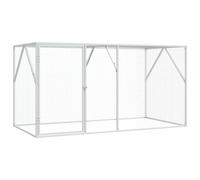 vidaXL Bird Cage Anthracite 208 x 102 x 108 cm Galvanised Steel