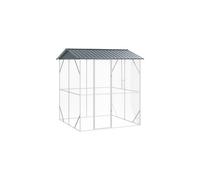 vidaXL Aviary Anthracite 210 x 227 x 247 cm Steel