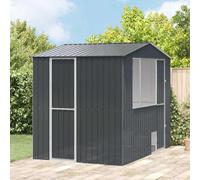 vidaXL Bird Cage Anthracite 215 x 310 x 247 cm Galvanised Steel