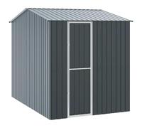 vidaXL Bird Cage Anthracite 215 x 310 x 247 cm Galvanised steel, Garden Aviary, Modern Bird Cage, Spacious Habitat, Outdoor Enclosure, Pet Home, Contemporary Birdhouse