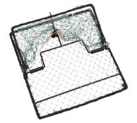 vidaXL Bird Trap - Durable and Reusable Green Steel and Polyethylene Mesh Humane Bird Hunting Cage - Ideal for Farmlands and Gardens