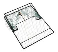 vidaXL Bird Trap Humane Live Hunting Cage Trap for Small Birds Green Steel