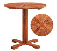 vidaXL Bistro Table 70x70 cm Solid Acacia Wood UK HOT