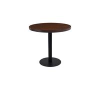vidaXL Bistro Table Coffee Shop Bar Dinner Dining Room Kitchen Restaurant Desk Stand Easy to Assemble and Clean Dark Brown 80cm MDF