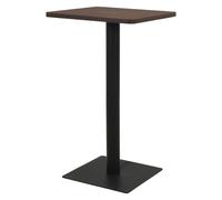 vidaXL Bistro Table Dark Ash Dining Coffee Tea Bar Pub Dinner Desk Furniture