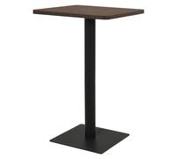vidaXL Bistro Table Dark Ash Tea Dining Coffee Bar Pub Dinner Desk Furniture