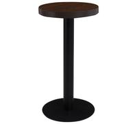 vidaXL Bistro Table Dark Brown 40 cm MDF
