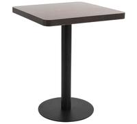 vidaXL Bistro Table Dark Brown 60X60 cm MDF UK