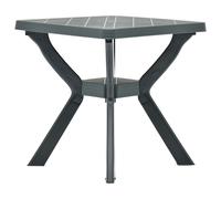 vidaXL Bistro Table Green 70x70x72 cm Plastic