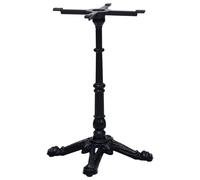 Bistro Table Leg Black Cast Iron Furniture 52x52x108 cm/52x52x72 cm vidaXL