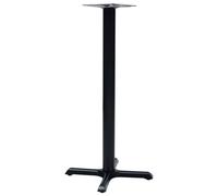 Bistro Table Leg Black 56x56x107 cm Sturdy Cast Iron for Industrial Style Decor