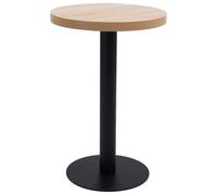 Vidaxl Bistro Table Light Brown 50 Cm Mdf