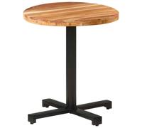 vidaXL Bistro Table Round 脴70x75 cm Solid Acacia Wood UK