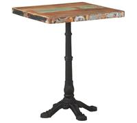 vidaXL Bistro Table Solid Reclaimed Wood Dining Dinner Desk Kitchen Furniture
