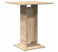 vidaXL Bistro Table Sonoma Oak Engineered Wood Bistro Table Patio Furniture