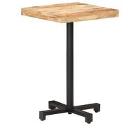 vidaXL Bistro Table Square 50x50x75 cm Rough Mango Wood
