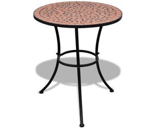 Vidaxl Bistro Table Terracotta 60 Cm Mosaic