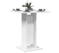 vidaXL Bistro Table White 60x60x75 cm Engineered Wood