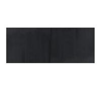 vidaXL Black Bamboo Area Rug 80x200 cm - Rectangular, Anti-Slip, Durable Living Room Carpet, Versatile and Easy to Clean