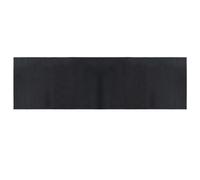 vidaXL Black Bamboo Rug Floor Mat - 60x200cm Rectangular Area Carpet Runner for Living Room, Hallway - Natural Durable Material, Non-Slip Backing