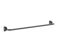 vidaXL Black Iron Saddle Pad Rack - Powder-Coated Horse Blanket Hanger for Stables, Tack Rooms & Trailers, Easy Assembly, 102 cm Length