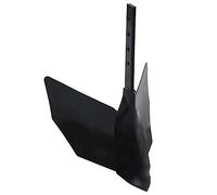 vidaXL Black Metal Tiller Plough Attachment for 6.5 HP Petrol Tiller - High-Strength Adjustable Height Tool for Efficient Vegetable Cultivation.