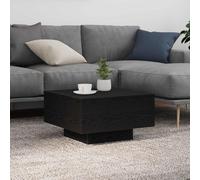 VidaXL Black Oak 55 X 55 X31 Cm Engineered Wood