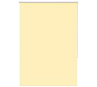 vidaxl black out roller blind - yellow - 105x150 cm - fabric polyester