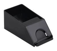 vidaXL Black Plastic Card Dealing Shoe - Lightweight, Portable and Versatile - Holds 2 Decks - For Poker, Bridge, Texas Hold'em and More