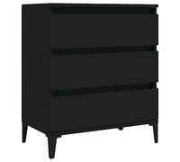 (black) vidaXL Sideboard Engineered Wood Storage Cupboard Highboard Multi Colours