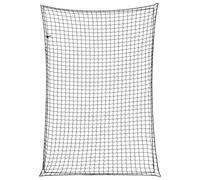 ** vidaXL Black Trailer Cargo Net - Elastic Rope Mesh Cover for Trucks/Trailers/SUVs 5x3.5m - UV & Weather Resistant for Versatile Cargo Applications