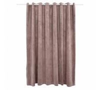 vidaXL Blackout Curtain with Metal Rings Velvet Antique Pink 290x245 cm