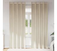 vidaXL Blackout Curtains 2 pcs Cream 140 x 225 cm Velvet