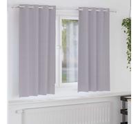 Blackout Curtains with Rings 2 pcs Polyester Window Treatment Bedroom vidaXL